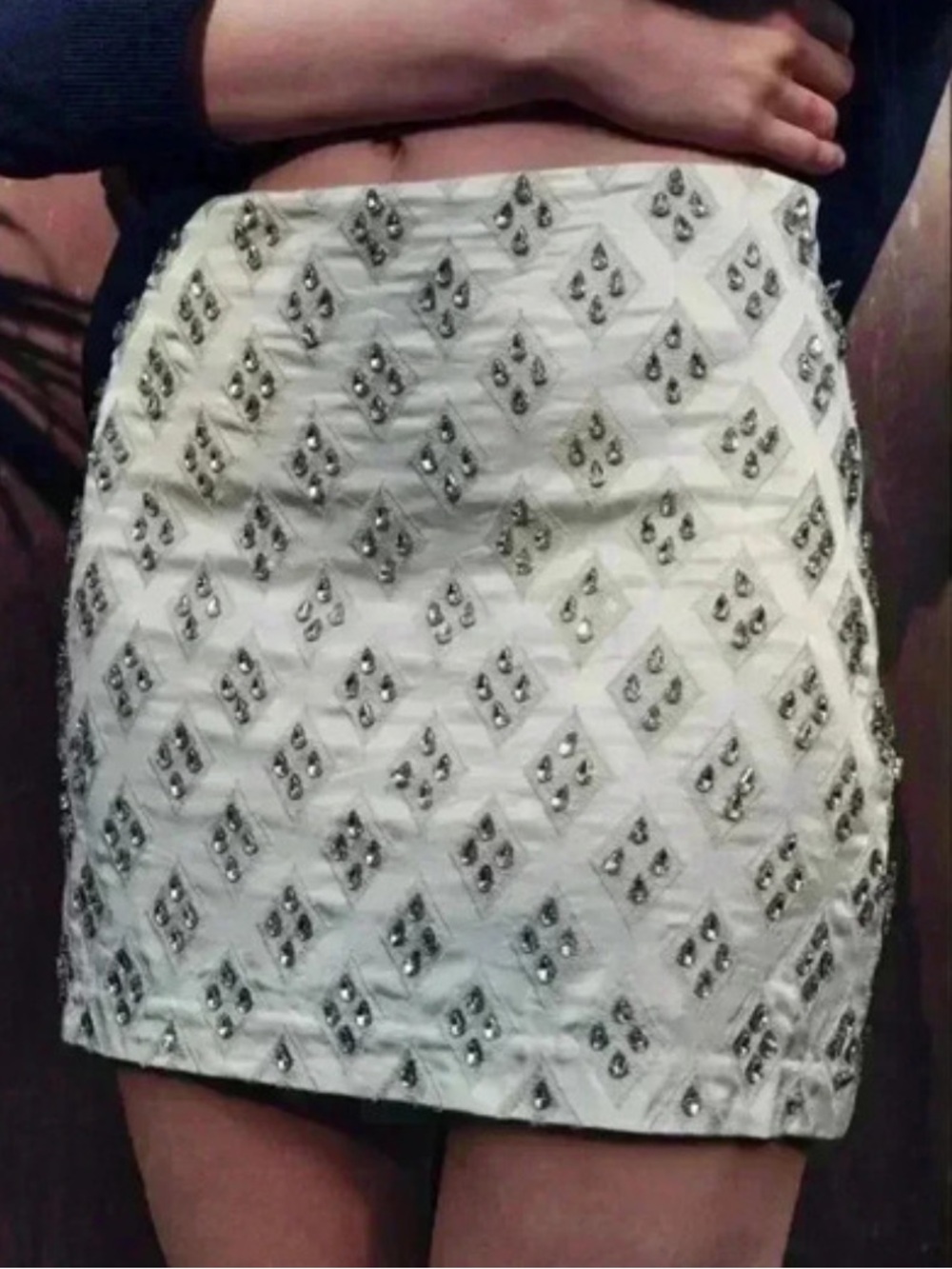 Zara Studded Mini Skirt